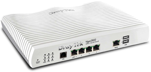 Draytek Vigor 2832 ADSL Router Firewall (V2832-K)