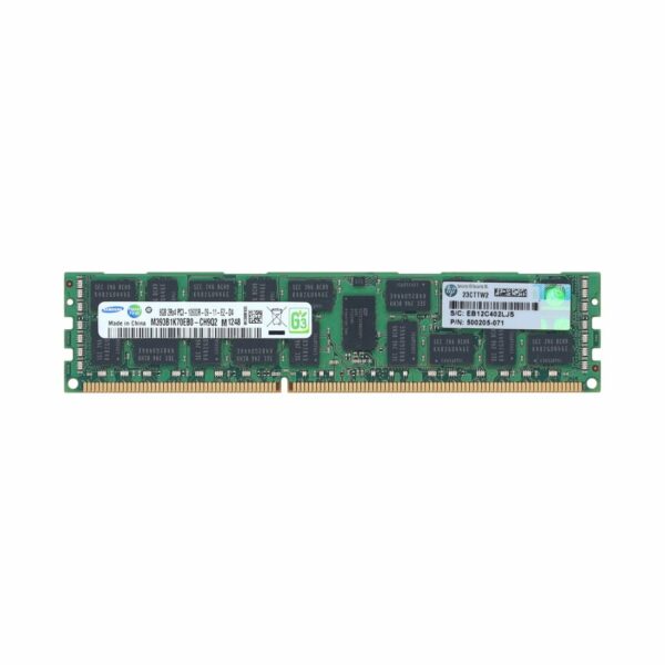 HP 8GB (1*8GB) 2RX4 PC3-10600R DDR3-1333MHZ RDIMM (501536-001B)