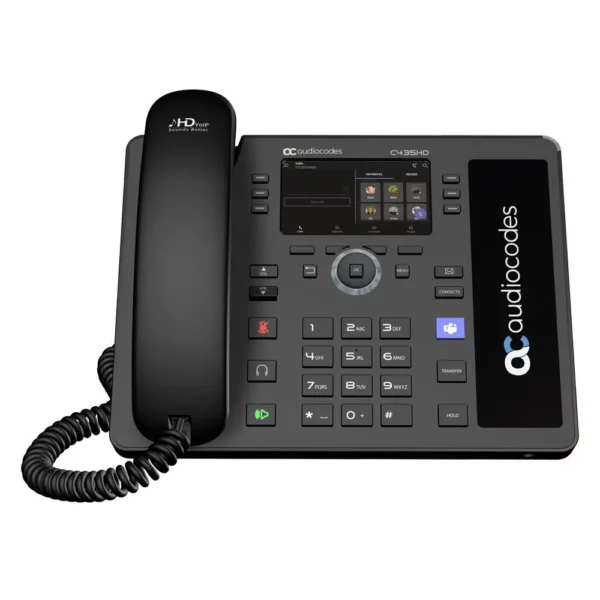 AudioCodes TEAMS C435HD-R IP Phone Black (TEAMS-C435HD-R)